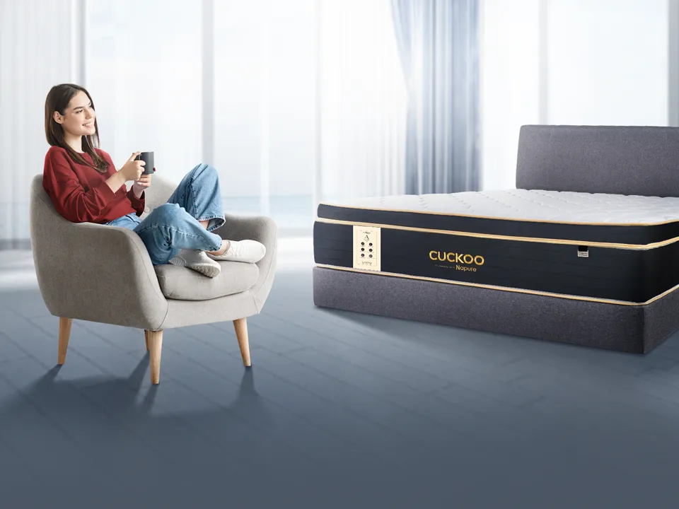 CUCKOO mattress: Wake up without the ache.