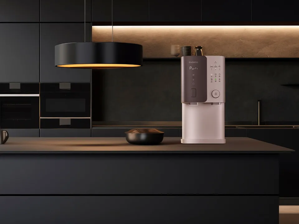 CUCKOO water purifier: Clean, not stripped.